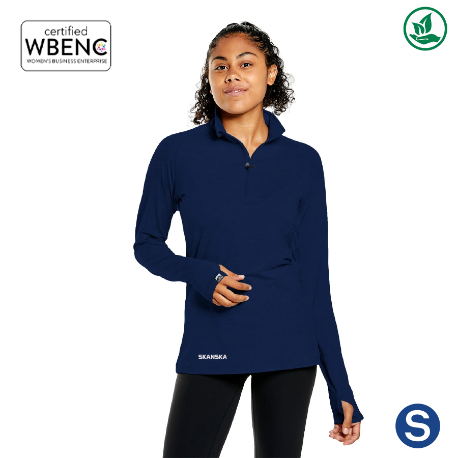 Storm Creek Ladies Pacesetter Quarter Zip Shirt 