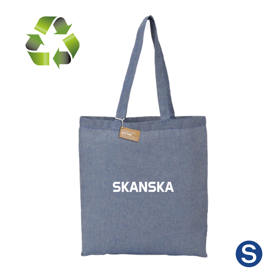Recycled 5 oz. Cotton Twill Tote 
